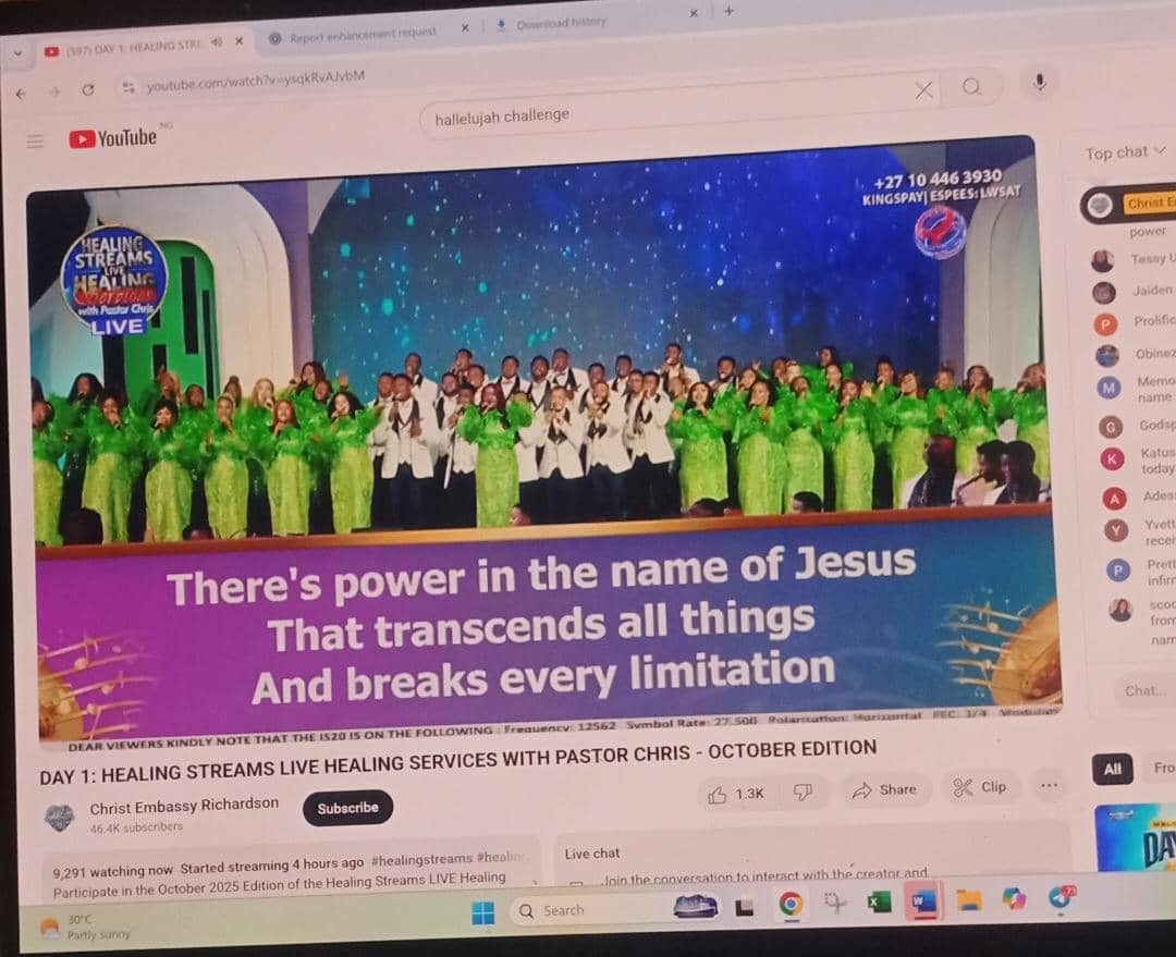 There's power in the name of Jesus. Believe and receive your miracle today.