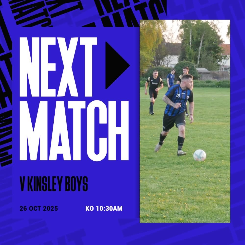 𝙈𝘼𝙏𝘾𝙃𝘿𝘼𝙔 🔜

Both teams in league action on Sunday and both in action down at Manton Club! Innings FC face Shireoaks Welfare in the Championship while AFC Innings are up against Kinsley Boys!👊💙🖤

Innings FC sponsored by facebook.com/share/1CEkWcaY… 🤝

#uptheinnings