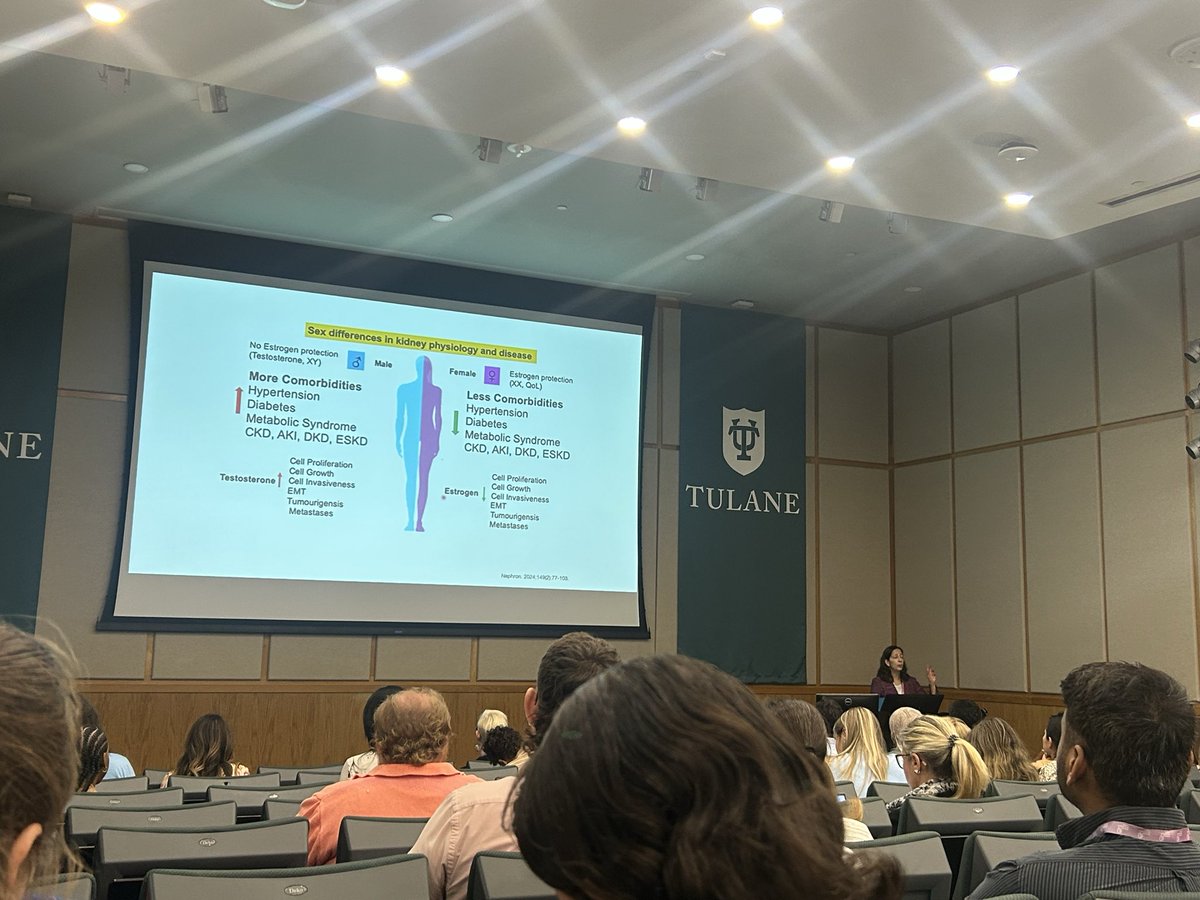 DrHelenECollin1's tweet image. Looking forward to hearing about sex differences in the kidney and cardiovascular disease in session 2 at #APSSexDiff2025