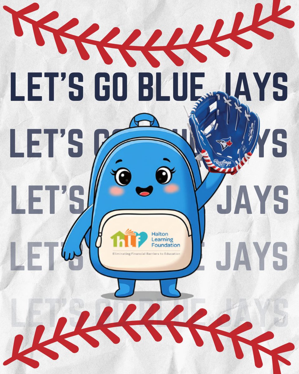 HaltonLearnFDN's tweet image. Carrie the Backpack is ready for game day!
We’re joining our community to cheer on the @BlueJays  and wish them best of luck in their big game tonight! 

May every pitch, swing, and catch be a home run! ⚾💙 
Let’s go, Blue Jays! 🙌
#MLB
#WorldSeries
#BlueJays #Toronto
#Community