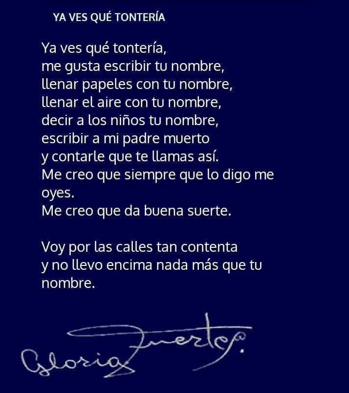 Con un lenguaje sencillo, logra transmitir la esencia del enamoramiento: esa alegría ingenua, casi infantil, de repetir el nombre de la persona amada, de sentir que basta su presencia, o incluso solo su nombre, para llenar el mundo.