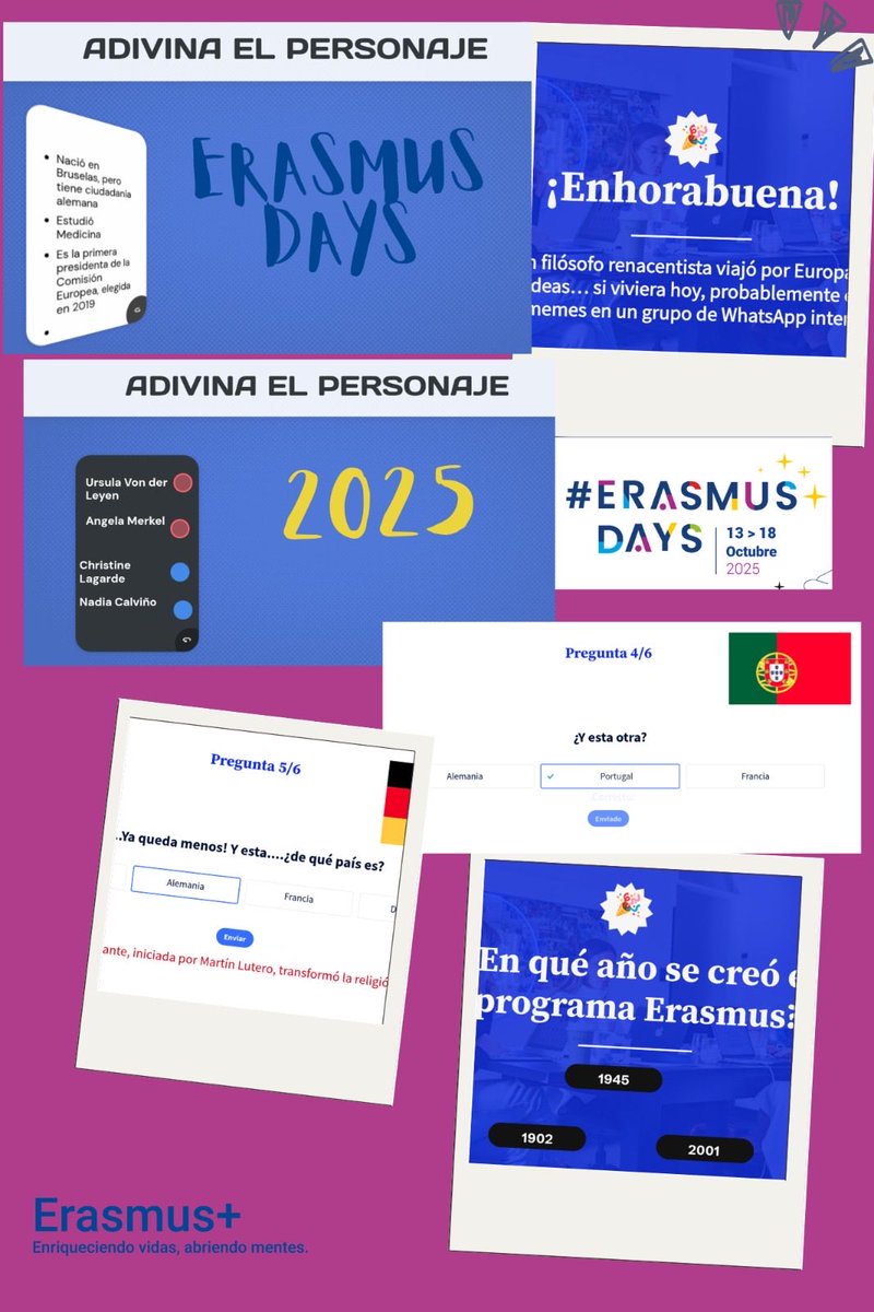 🎉 ¡Así celebramos los #ErasmusDays!
Queremos agradecer a todos los que participaron y ayudaron a difundir el espíritu del programa #ErasmusPlus 💙
👉 En nuestro blog podéis ver todas las imágenes y actividades que realizamos durante los #ErasmusDays.
<a href="/sepiegob/">SEPIE</a>