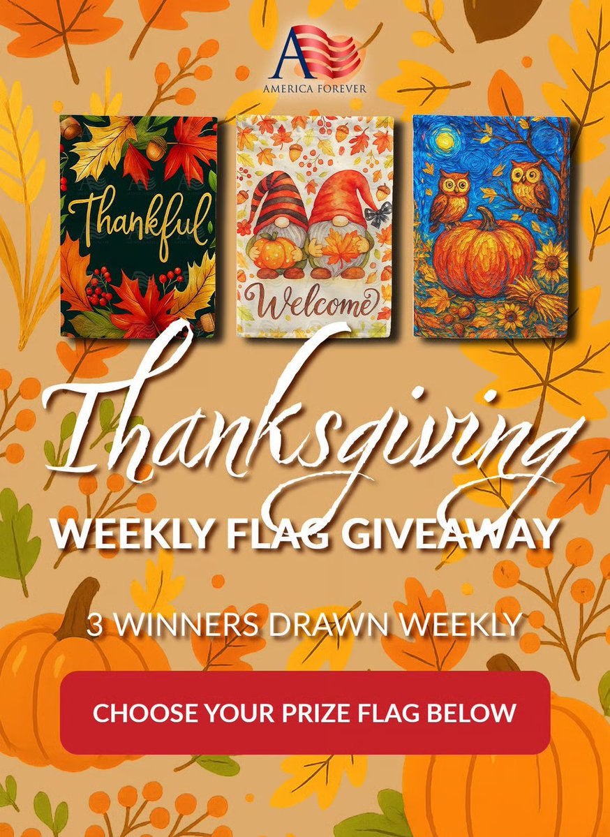 FL Thanksgiving Weekly Flag Giveaway 102025 wn.nr/qK8TkCq