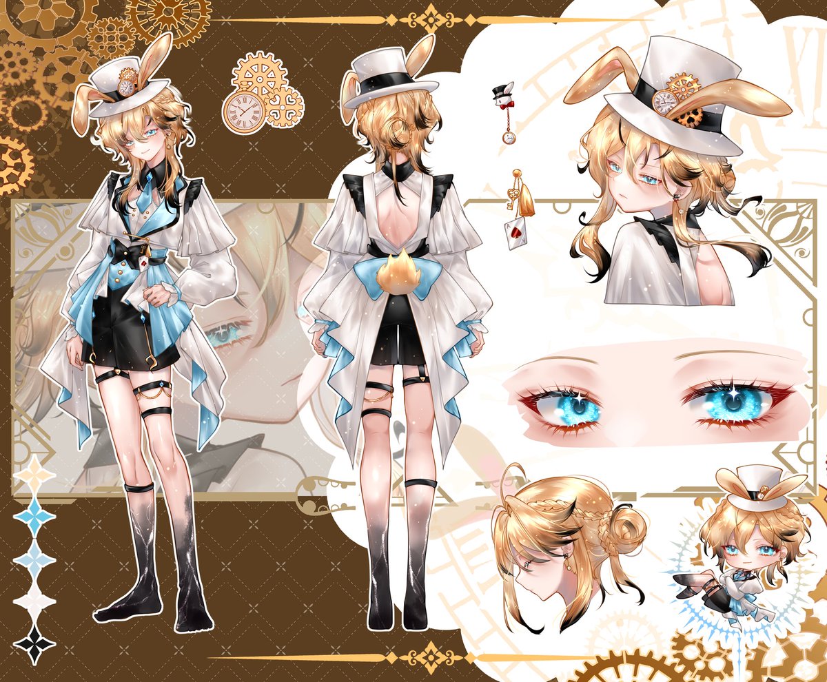 Thank you <a href="/shiraishi_yoki/">Yoki Shiraishi | WAITLIST OPEN CMS</a> for creating my "White Rabbit" outfit with me! It turned out so well~ 

Just in time for Halloween too!
-🎠📖