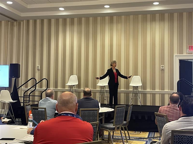 Christine Marciano, FirstChoice Regional Vice President, shows members how to build a strategic plan that goes beyond theory to long-term success.