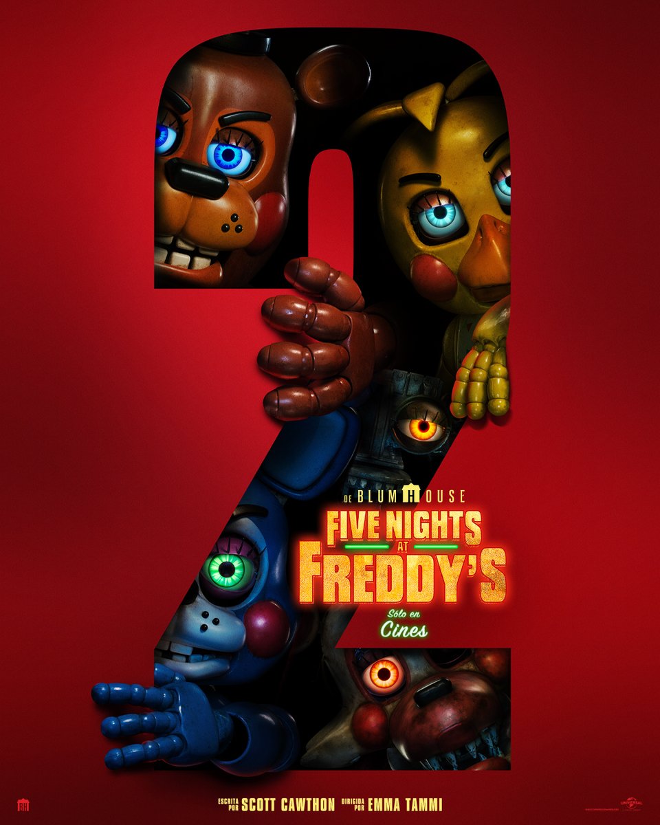 Cinepolis's tweet image. Freddy y sus amigos están de vuelta… y se ven más aterradores que nunca 😳💡 ¡Yo ya quiero verla en el cine! 🍿 #FiveNightsAtFreddys2