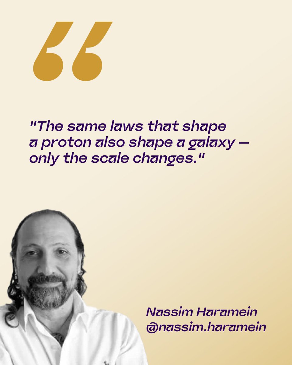 NassimHaramein's tweet image. Physicists kept seeing the same spirals.
In galaxies. In seashells. In water going down the drain.
Same geometry.
This isn't a coincidence!
Space is structured energy – a repeating pattern from protons to galaxies.
The universe has been showing us its architecture all along.