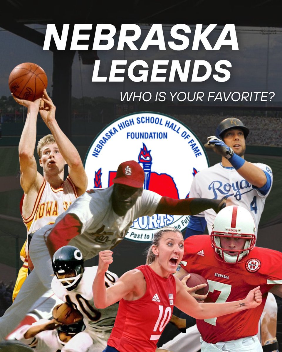 Truly a star-studded list, but who is your 🐐? Let us know🏅 #legends #halloffame #nebraska #highschool