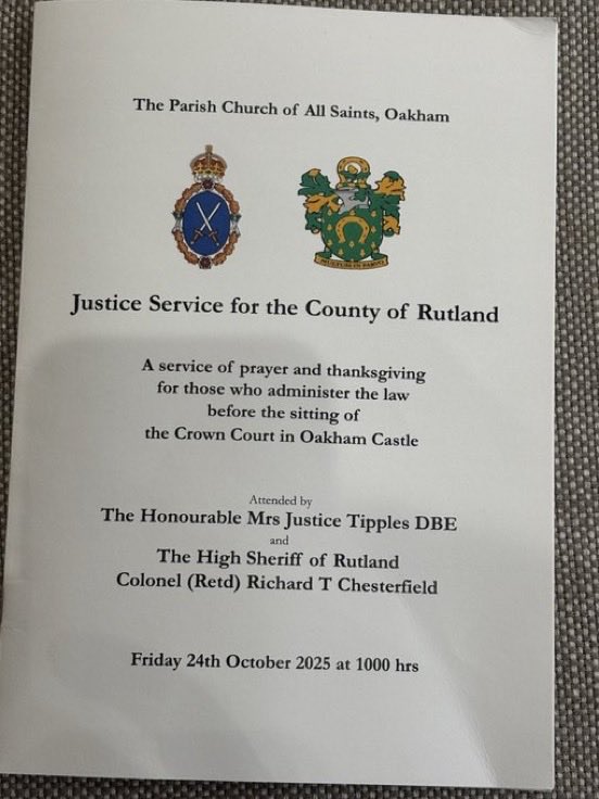 ReformDaily_'s tweet image. 🏛️ Rupert Matthews attended the Justice Service for Rutland &amp;amp; the following Crown Court session

“Great to hear so many readings from Magna Carta, the foundation stone of English Liberty” 🏴󠁧󠁢󠁥󠁮󠁧󠁿

#ReformUK #Rutland #MagnaCarta @Rupert_Matthews