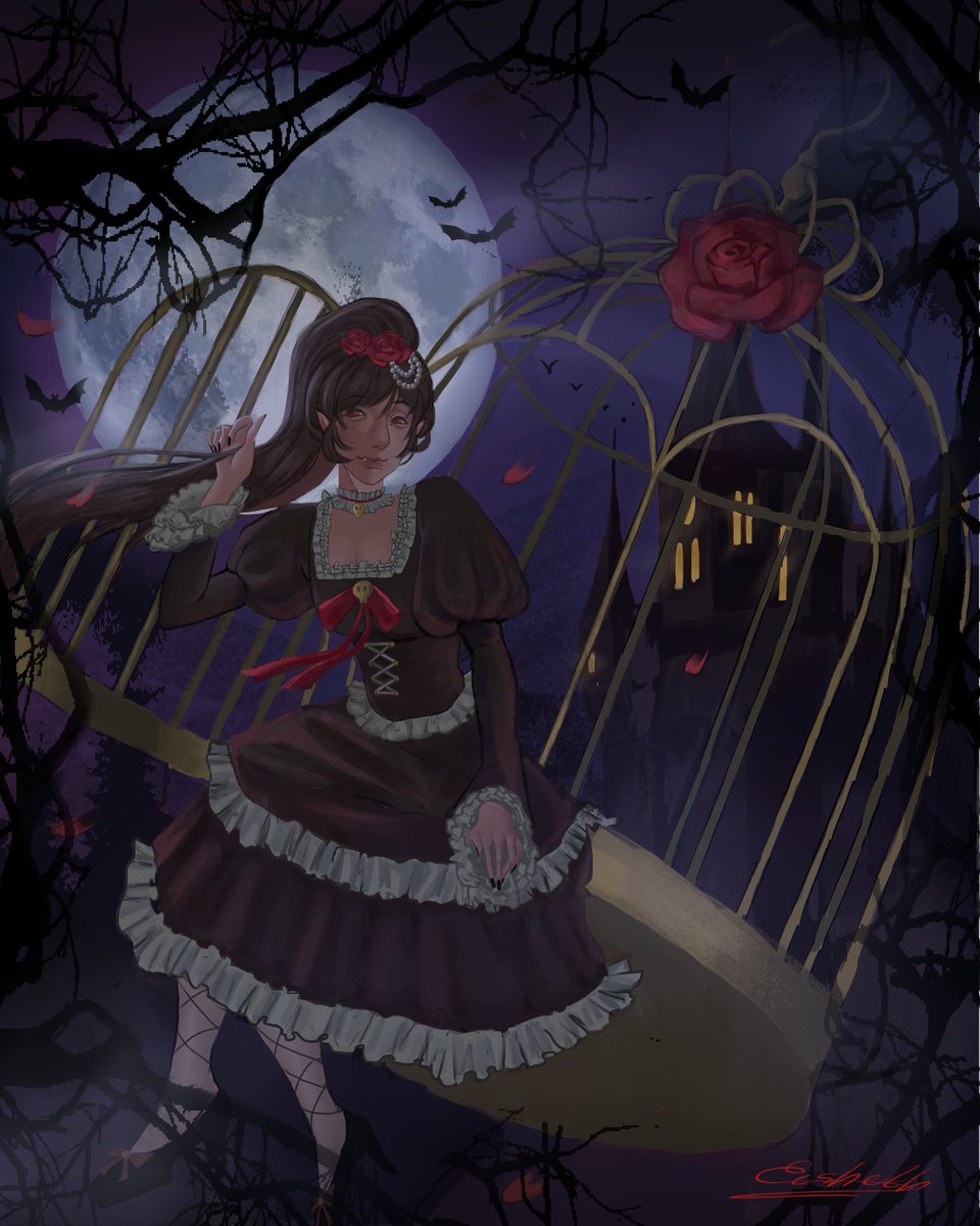 Art_Fabiola's tweet photo. 🦇VAMPIRE SEASON🦇
I wanted to publish it on release day, but since the date was delayed due to the Roblox lockdown, I decided to finish it early.
I want to wish the MonsterVerze developers strength, patience, and our warm support, as we are incredibly excited for this project💕 https://t.co/KTPa4IaJtY