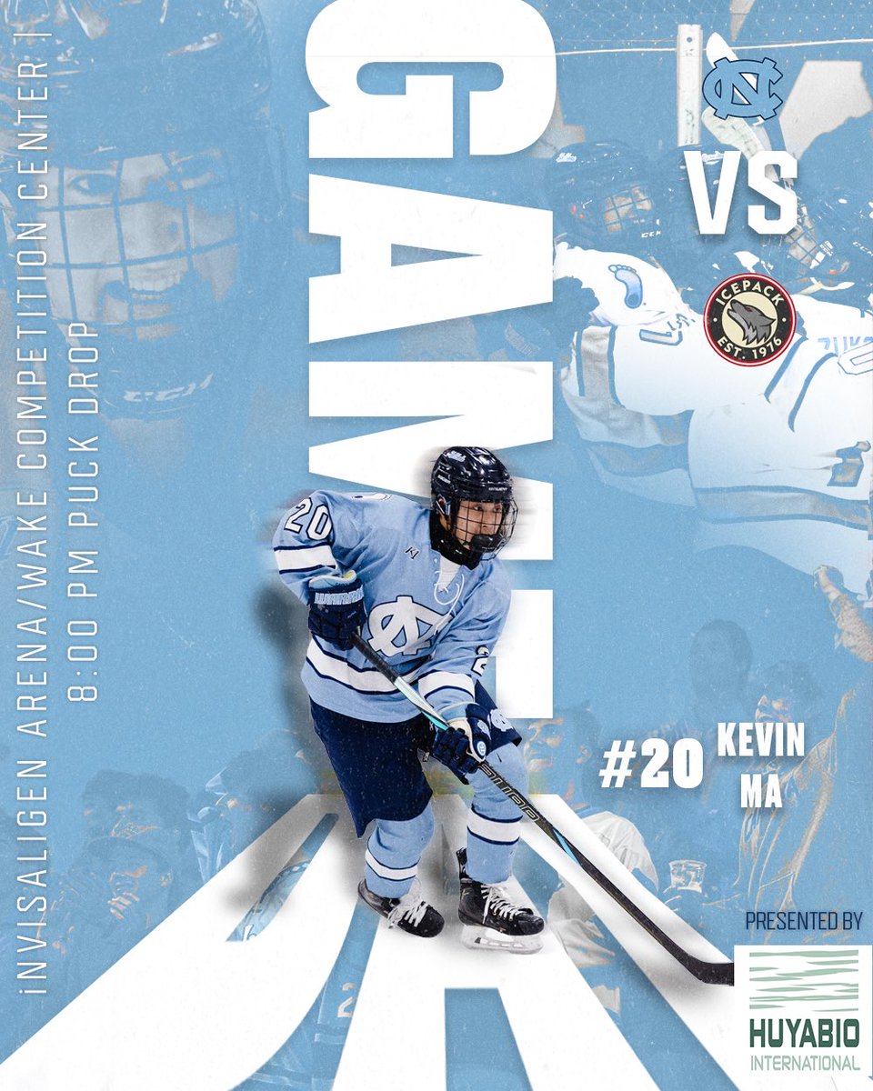 GAME DAY! 

Tar Heels on the road! Puck Drop 8pm!