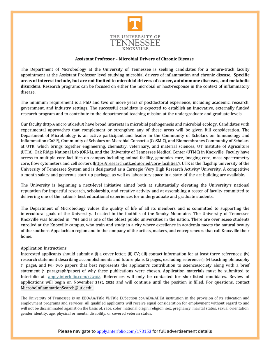 UTK Microbiology tweet media