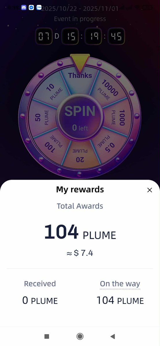HieuTt01's tweet photo. Heads up, Goon fam! 📣

Don't miss out on the TopNod dApp rewards! The special collaboration rewards @Top_nod with @plumenetwork are only running until November 1st.

Move fast—get in there before it's too late! https://t.co/efoCi9ryMZ