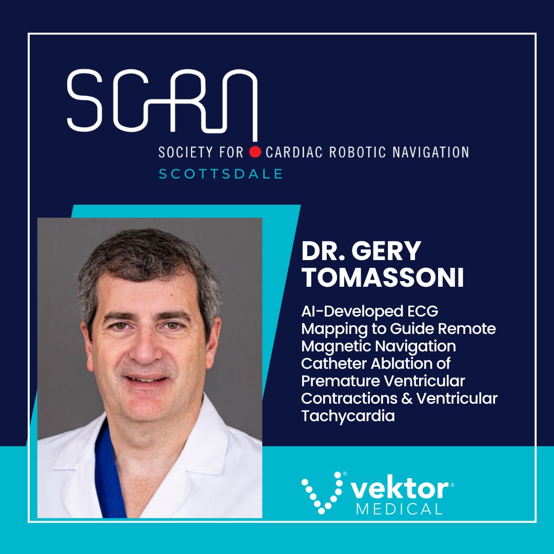 Dr. Gery Tomassoni recently presented at the Society for Cardiac Robotic Navigation conference, sharing how vMap can help guide remote magnetic navigation catheter ablation of premature ventricular contractions (PVCs) and ventricular tachycardia (VT).

By transforming standard