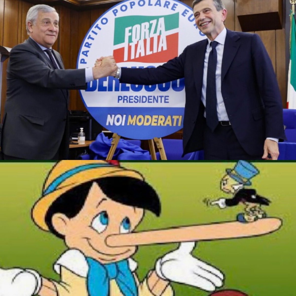 elio_vito's tweet image. Sempre a proposito della manovra di bilancio, i moderati solo di nome Tajani e Lupi si sono dati reciprocamente del “Pinocchio” e del “Grillo parlante”.
Eppure restano alleati di governo e di partito. La serietà e la coerenza sono a loro sconosciute!