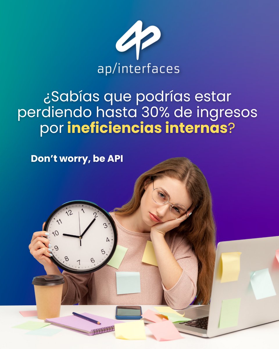 APinterfaces's tweet image. El Simulador de Ahorro/AP Interfaces te permite ver, con tus propios datos, cuál sería el impacto financiero de optimizar tus procesos con ERP, automatización y consultoría estratégica.

¡Contáctanos y descúbrelo!
Don’t worry, be API.
