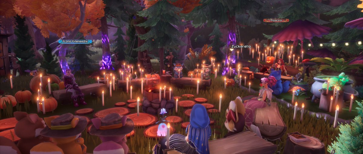 Miyacore's tweet photo. I got challenged by @playPalia to build a spooky (cozy) campfire and this is what I came up with.🎃✨
I even told a little palian fairytale to my community when they came over.
#PaliaPartner #PlayPalia #Palia https://t.co/ixspYyt0mk