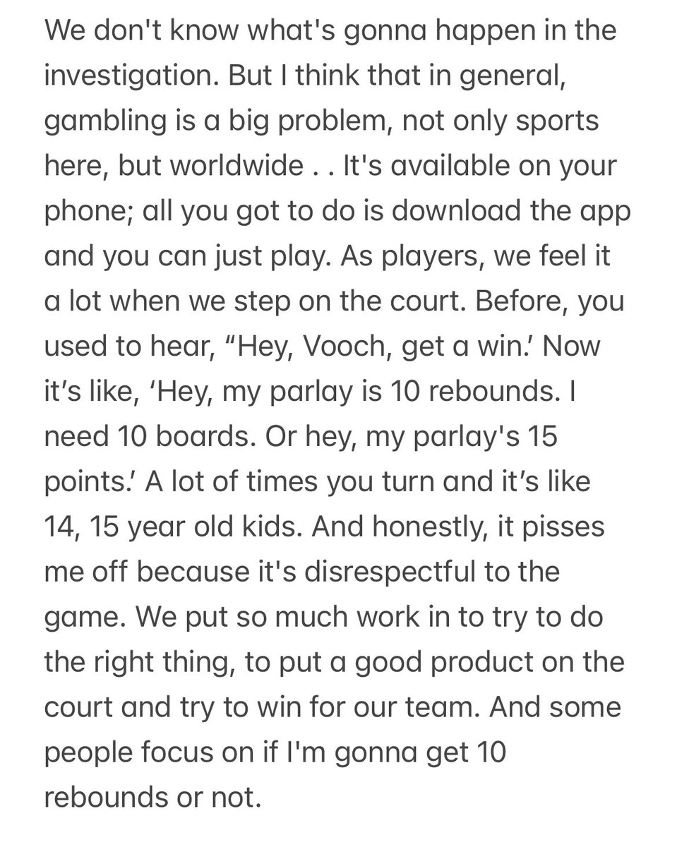 Nikola Vucevic very eloquent on off-the-court news from an otherwise sublime first few days of on-the-court product ⬇️