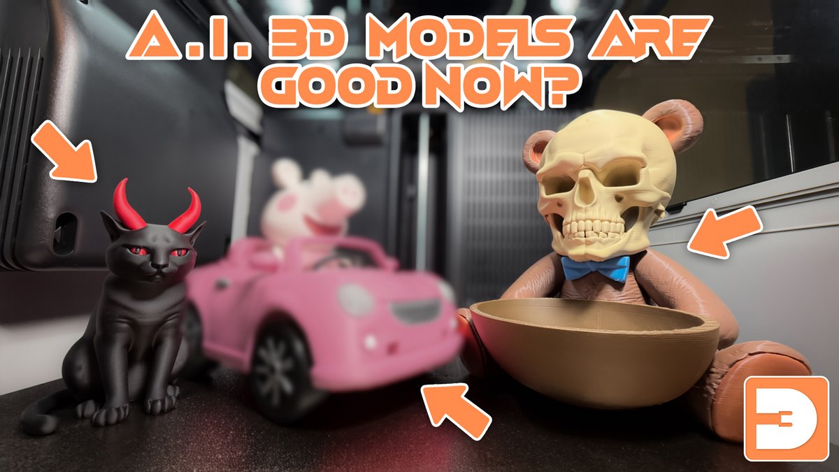 Is this the best A.I. for 3D printed models?
youtu.be/j1nT2WKWYPk

#3DPrinting #AI