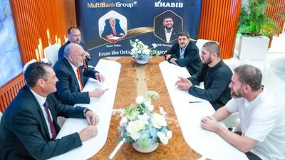 Big move from <a href="/multibankgroup/">MultiBank Group</a>!

The company has teamed up with Khabib Nurmagomedov to build a regulated tokenized sports platform powered by $MBG.

Real assets meet global sports.