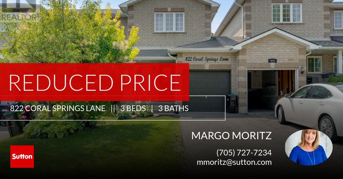 MargoMoritz's tweet photo. 📍 Reduced Price 📍 This recently reduced home at 822 Coral Springs Lane in Midland won't last long, so, don't wait to set up a showing! Reach out here or at (705) 727-7234 for more information!

Move with Margo https://t.co/gFNhcRlWgl https://t.co/Jf1asvMpN8