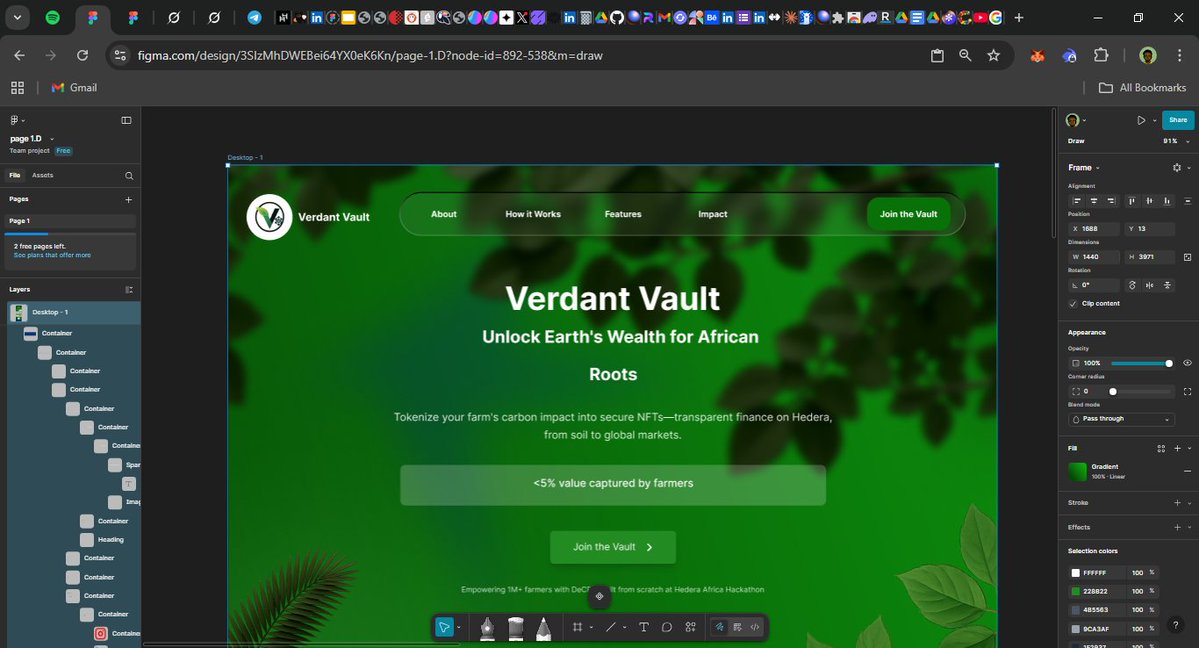 originary_joe's tweet image. My design skills  UI UX got me a spot in a team of 4 good devs
@zachy_yo 
@JustTimmy05 
@chisom_georgee 
 "Ozone" participating for @Hedera_Hacks 
LFG...🏆🏆🏆