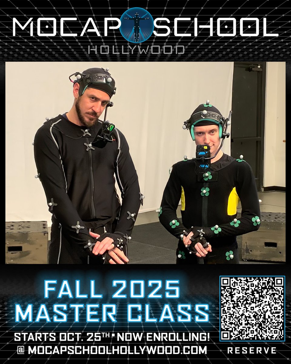⏳ 3… 2… 1… GO!
🚨 LAST CALL for Fall 2025 MoCap Intensive 🎬
🔥 Starts TOMORROW — spots are almost GONE
🎭 Train like a pro.
⚡️ Move like a hero.
📸 Capture your moment.

👉 Reserve @ mocapschoolhollywood.com/service-page/f…  

#MoCap #MotionCapture #PerformanceCapture #ActorsLife