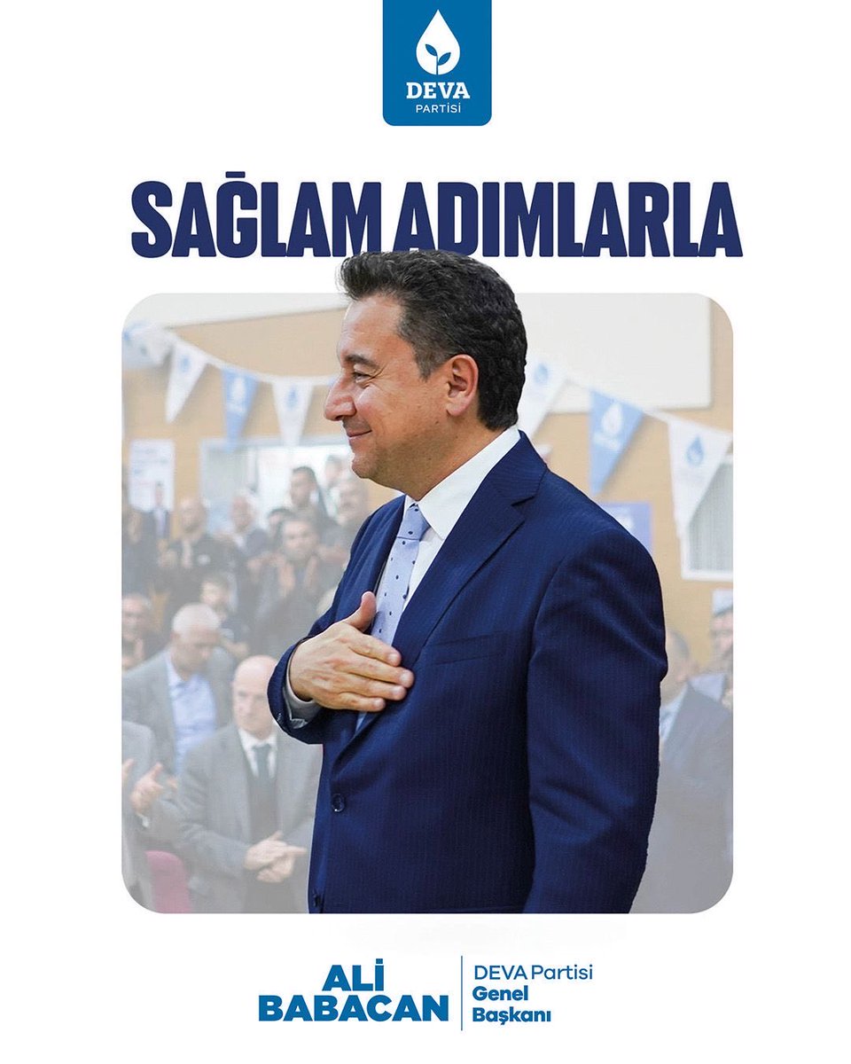 Geri adım yok.

Sağlam adımlarla yürüyoruz. 💧🌱
<a href="/mevlutgumus51/">Mevlüt Gümüş</a> <a href="/avidrissahin/">Av. İdris Şahin</a> <a href="/emin_ekmen/">Mehmet Emin Ekmen</a> <a href="/alibabacan/">Ali Babacan</a> <a href="/devapartisi/">DEVA Partisi</a> 
#AliBabacan #DevaPartisi