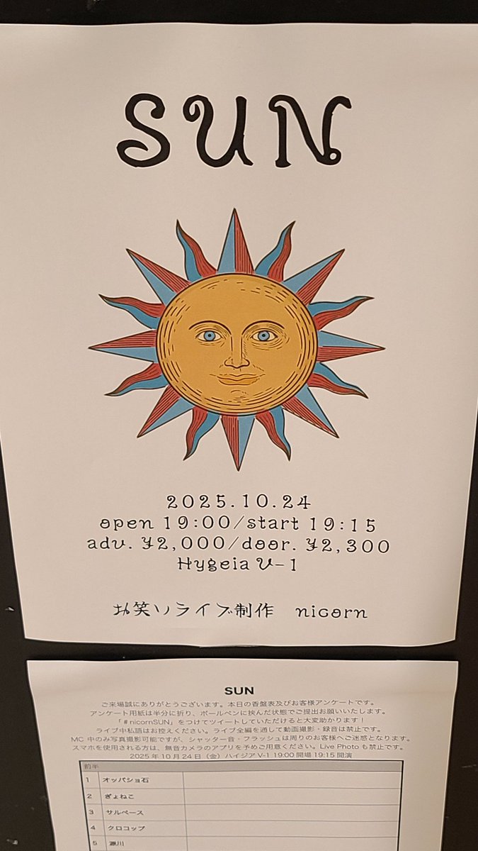 Dark_Ritual_'s tweet image. SUN🌞

長山さんの左手、温野菜さんのキレ芸、つげさんのしつこい告知、全部面白かった

#オッパショ石
#ぎょねこ
#サルベース
#クロコップ
#源川
#加藤ミリガン
#おおぞらモード
#群青団地
#ヒガ2000
#うちまつげ 
#フタリシズカ
#ギロッタ 
#ボートヨットカヌー
#ペンた丸
#コデラ戯言 

#nicornSUN