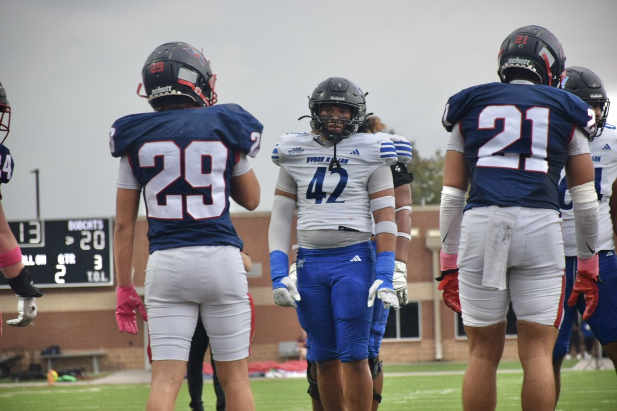 Impressive first half for 2028 Byron Nelson DL Fine Vailahi. He’s been active up front collecting a sack and a few pressures and nearly had an interception