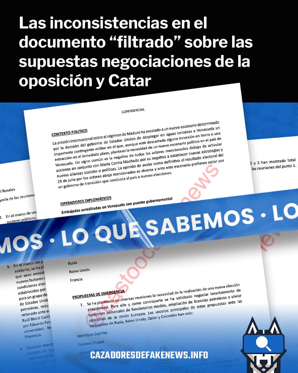 Cazadores de Fake News tweet media