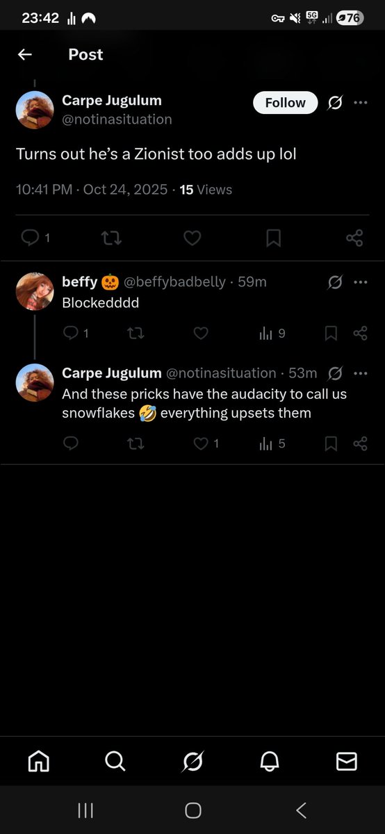 State of these 2 snowflakes.