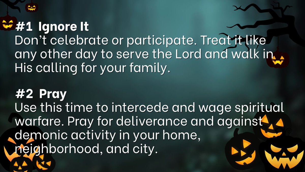 blarsonexorcist's tweet photo. Today, most people realize that witchcraft, in both its organized and new age variants, represent a serious threat to Christianity. Culture and popular consensus have invited them in through making Halloween the second biggest holiday of the year. #WalkinFreedom #NoHalloween https://t.co/zLvURhkoEy