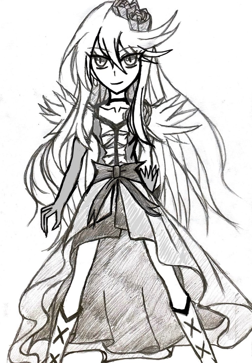 イラスト原画　高貴な香り　「素描」 Eterna Luce-エテルナ ルーチェ- りいちゅ ART WORKS | アール