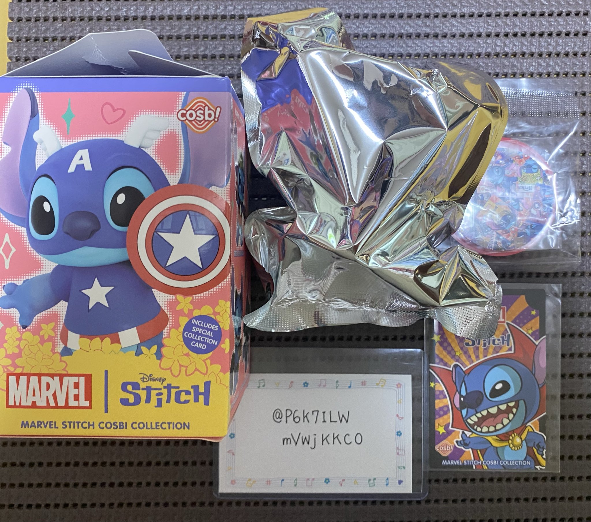 トイサピエンス スティッチ マーベル シークレット キャプテン・アメリカ