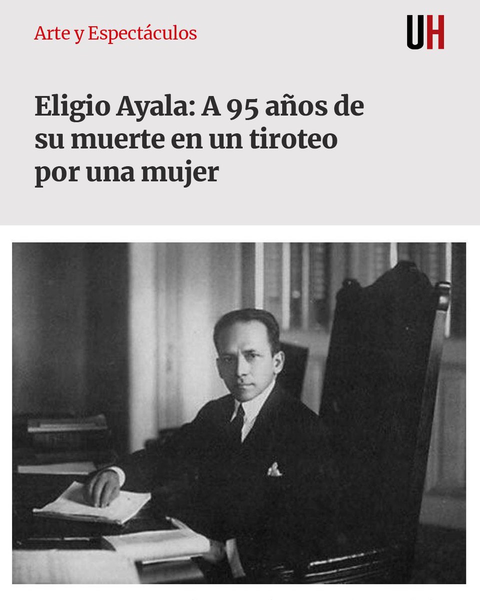 UltimaHoracom's tweet image. La trágica muerte del considerado mejor presidente de la República, Eligio Ayala, es representada en forma brillante en una obra teatral que se basa en el expediente policial que investigó los hechos, ocurridos una tarde de octubre de 1930.