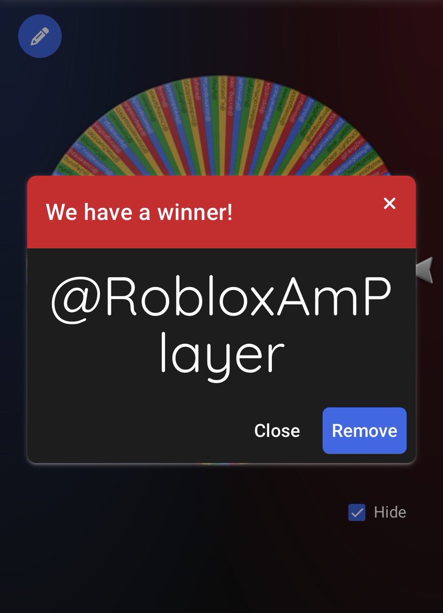 Rose62102069193's tweet image. THE WINNER is 🥁🥁🥁 
@RobloxAmPlayer 🎉🥳🎉
Congratulations you have 24 hours to claim before re-roll 
Thank you everyone that joined and your birthday wishes are greatly appreciated :) 
I hope you lovely people have an amazing day or night 🫶