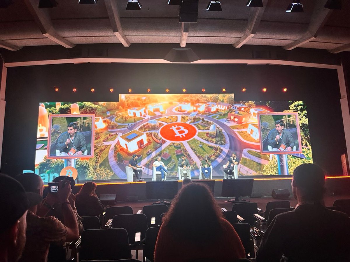Roman Martínez🇸🇻⚡️ (chimbera) (@romanmartinezc) on Twitter photo It was a true pleasure to share the main stage with these legends and talk about the amazing work happening across Bitcoin Circular Economies. 🌍⚡️
Seeing a  Bitcoin Circular Economies panel on the main stage was powerful — showing that Bitcoin is more than money, it’s a tool for It was a true pleasure to share the main stage with these legends and talk about the amazing work happening across Bitcoin Circular Economies. 🌍⚡️
Seeing a  Bitcoin Circular Economies panel on the main stage was powerful — showing that Bitcoin is more than money, it’s a tool for