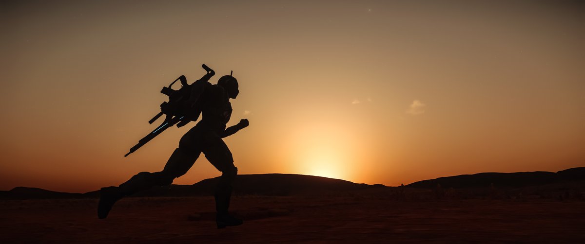 AtlasDefenseOrg's tweet image. Running toward the next bunker mission like it’s got Wi-Fi and snacks. 🏃‍♂️☀️
#StarCitizen #ImmersionTraining