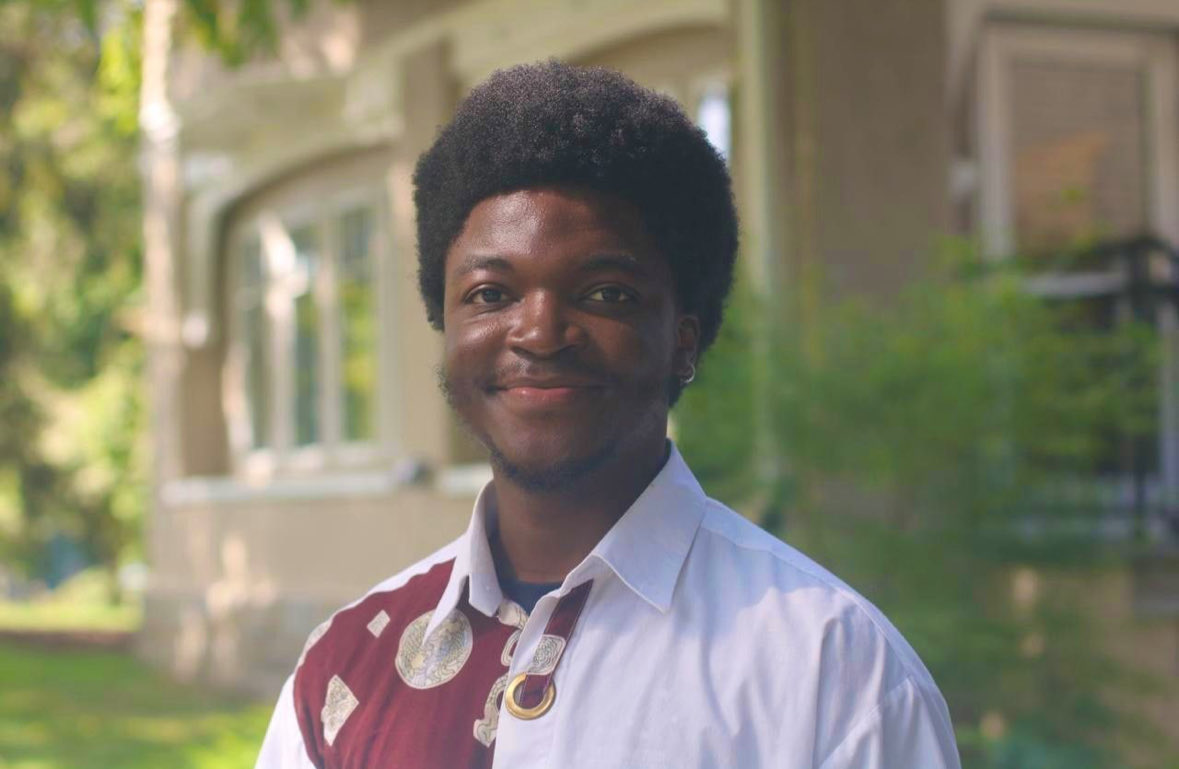 CSPC_DC's tweet image. Welcome back to &quot;Fellows Friday!&quot; We&apos;re excited to highlight another At-Large Fellow in this year&apos;s cohort. Steven Mukum is a senior at Swarthmore College, double-majoring in Economics and International Development.