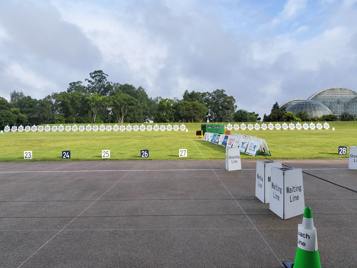 hardoff_archery's tweet photo. おはようございます。
東京都 #夢の島公園 では全日本ターゲットアーチェリー選手権大会が開催されています。
当クラブから小林司が出場します。
応援よろしくお願いします！

#ハードオフ　#アーチェリー https://t.co/U2vInzduEW