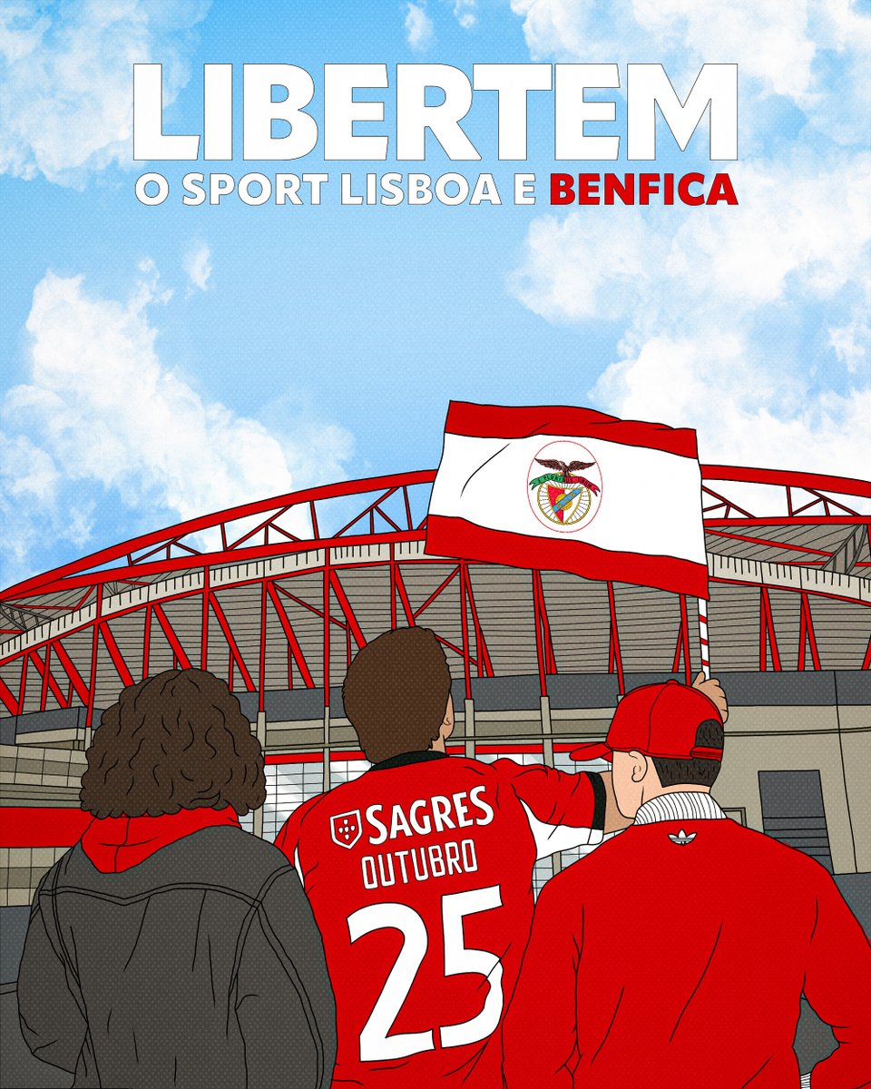 yuhush_designs's tweet photo. Dia de libertar o Sport Lisboa e Benfica! Dia de colocar o Benfica acima de tudo! 

#NoronhaÀPrimeira 🔴⚪️ https://t.co/vVjvzjNB7N