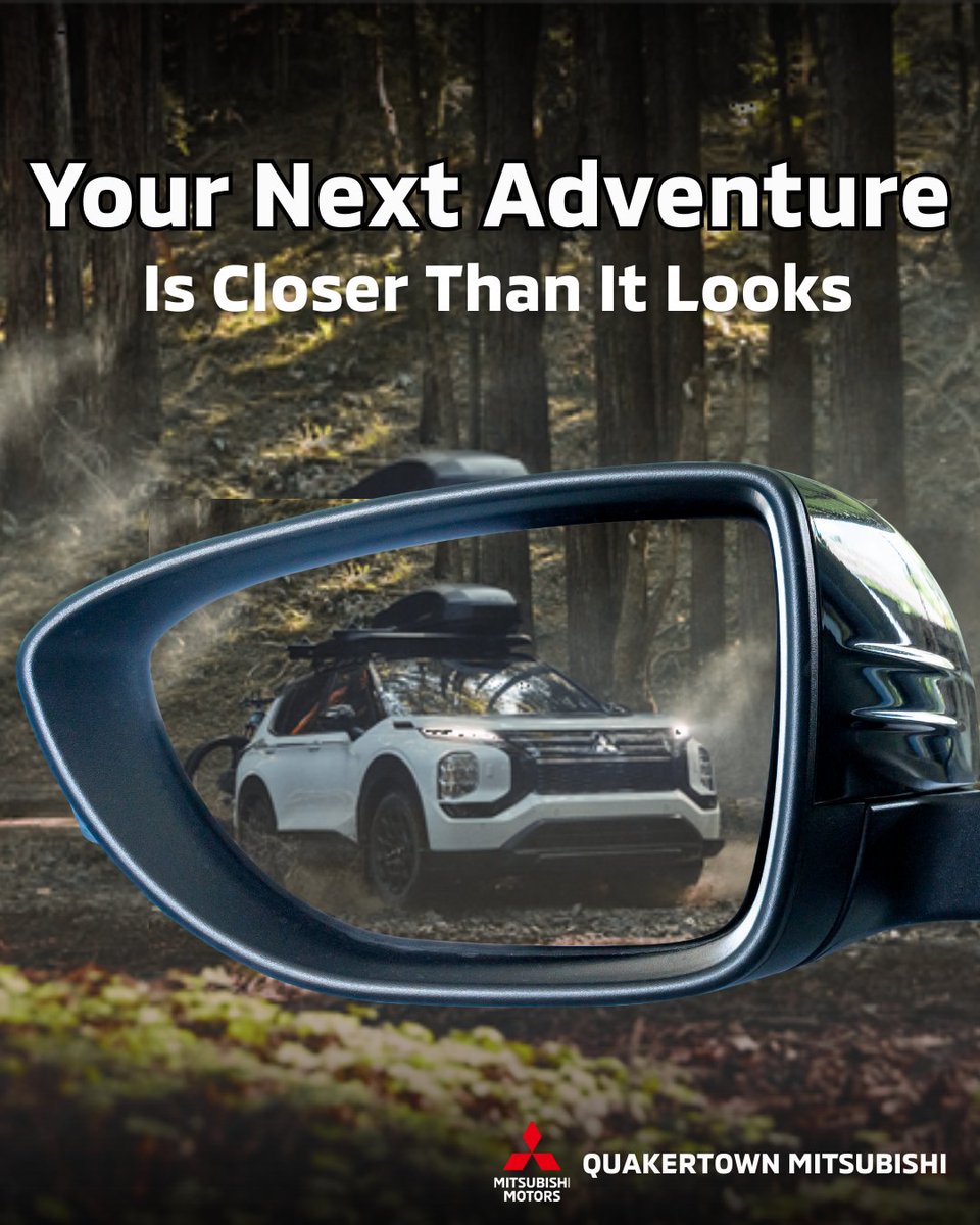 mitsuquakertown's tweet image. The seasons are changing, and so should your ride! 🍁 Get ready for wherever the road takes you, your next adventure is closer than it looks. 🛣️

#QuakertownMitsubishi #MitsubishiLife #FallDrive #AdventureReady #ShopWithUS