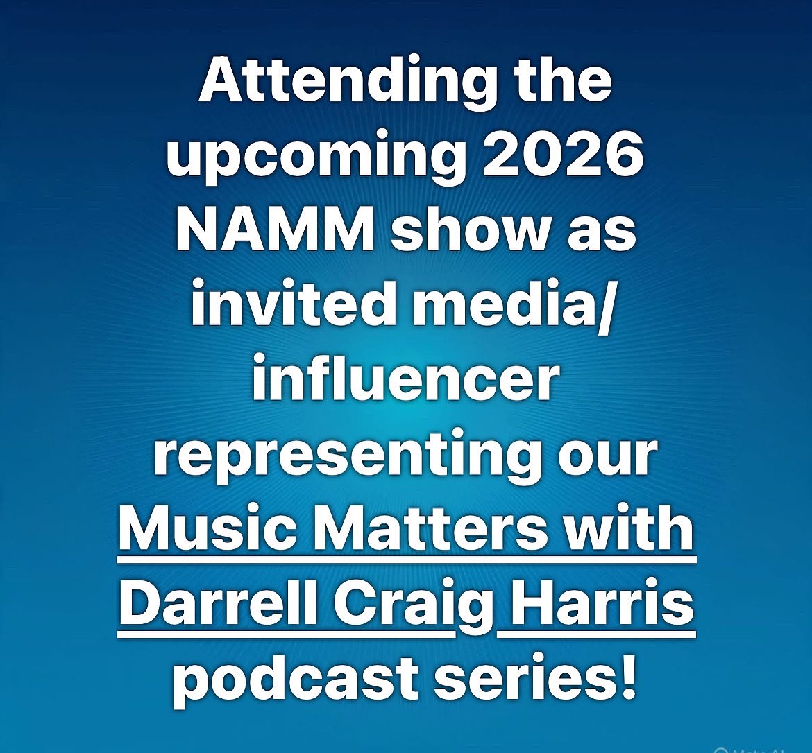 MusicMattersDH's tweet image. Attending the upcoming @NAMMShow in Anaheim CA in Jan 2026! Always such an amazing experience #namm #nammshow #namm2026 @MusicMattersDH