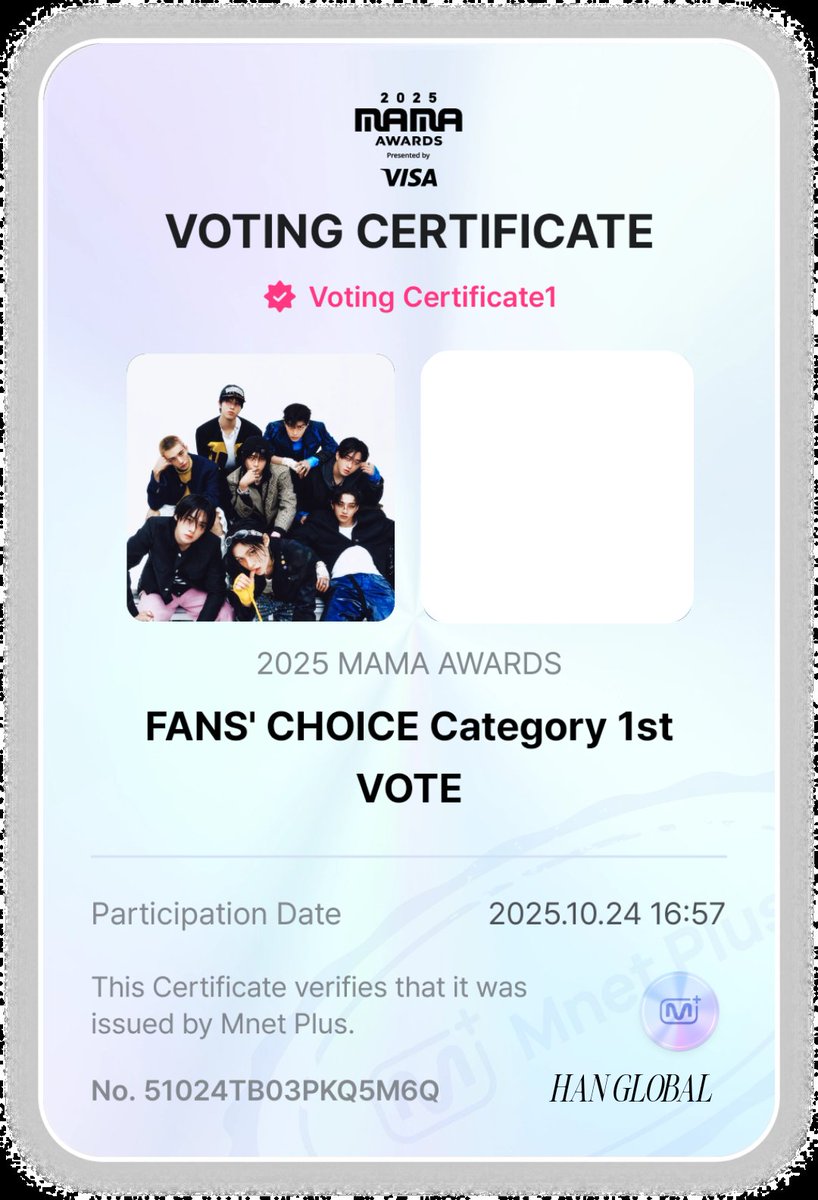 I vote for #StrayKids on #2025MAMAVOTE 

👐 1 RT = 1 VOTE