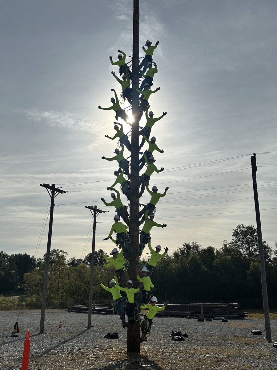 Start a new career as a lineman/woman in just 15 weeks!  CDL is included and the views are free! Check out this high demand, great paying pathway at our 6 programs across the state.  Scholarships and grants available! Thank you  Madisonville Community College for the pic! <a href="/KCTCS/">KCTCS</a>