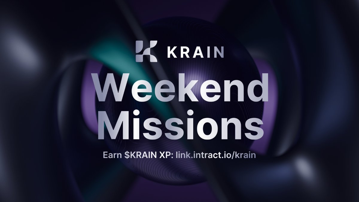 krain_ai's tweet image. WEEKEND MISSIONS ARE LIVE NOW

Get the KARTEL rank on Discord and earn 510 $KRAIN XP. 

Join NOW: quest.intract.io/quest/68fadfd4…