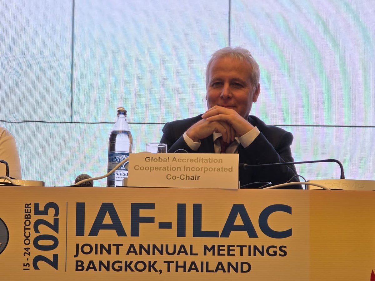 IAAC congratulates EmanueleRiva of Accredia on his election as Vice Chair of Global Accreditation Cooperation Incorporated. 🌍👏

iaac.org.mx/articles/iaac-…

#IAAC #Accreditation #Leadership