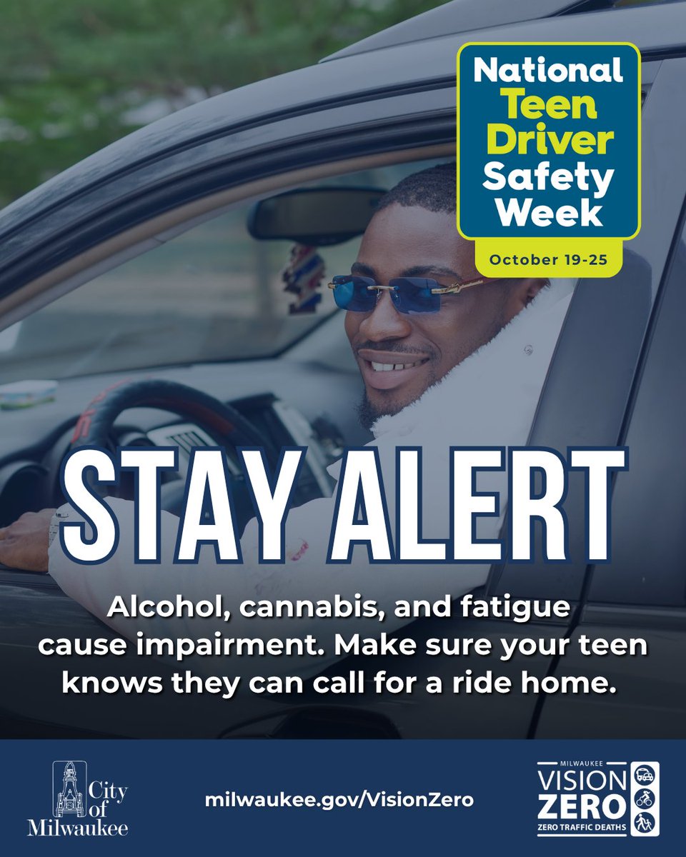 Distractions, speeding, impairment &amp; driving at night all make it harder for teens to #JustDrive. It’s important to prioritize safety &amp; help teach teens to drive safely. Get free resources from the National Safety Council at nsc.org/NTDSW.🚗#NationalTeenDriverSafetyWeek