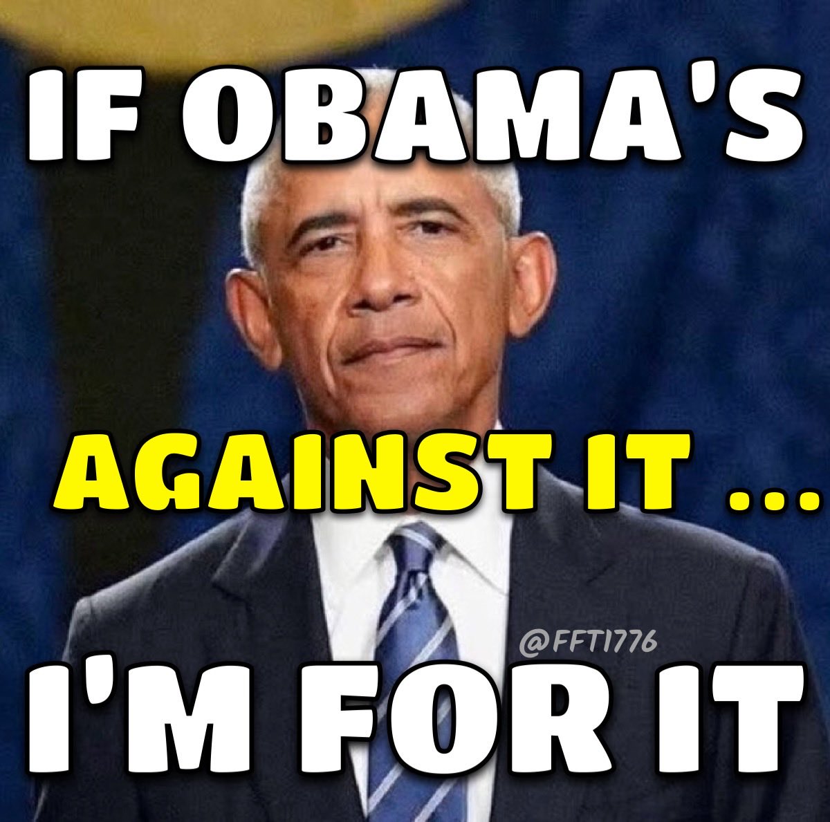 FFT1776's tweet photo. OMG! This nerve of this guy!?!? … 

Obama warns that Trump deploying the military in cities is a “dangerous trend” that threatens American’s liberties.

If Obama is speaking out against it, I’m for it!!👊🏻 https://t.co/IzdHkbVXuJ